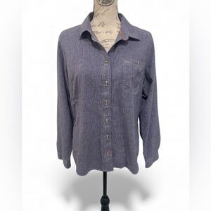ORVIS Women’s Logo-Back Button-Down Shirt (Size L)✨